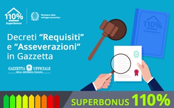 Super Bonus 110%: Decreti “Requisiti” E “Asseverazioni” In Gazzetta